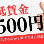 最低賃金1,500円は本当に実現するのか？数字で見る到達シナリオ