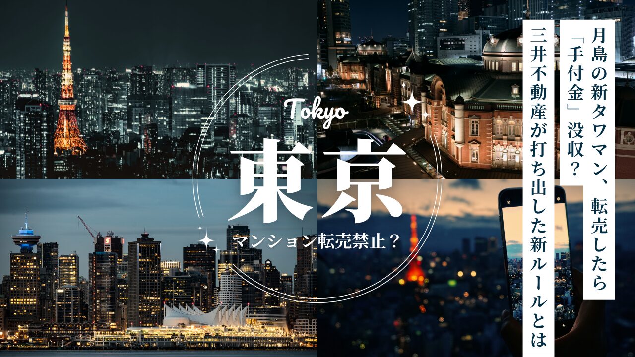 月島の新タワマン、転売したら「手付金」没収？三井不動産が打ち出した新ルールとは