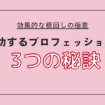 効果的な根回しの極意:成功するプロフェッショナルの3つの秘訣【2024新装版】