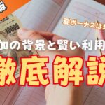 【2024年版】夏ボーナスは増加傾向!:増加の背景と賢い利用法