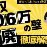 <主婦、零細企業必見>年収106万円の壁が撤廃!知っておきたい改正の影響と対策