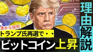 素朴な疑問-トランプ大統領再選でビットコイン価格が上昇する理由をリサーチ!!
