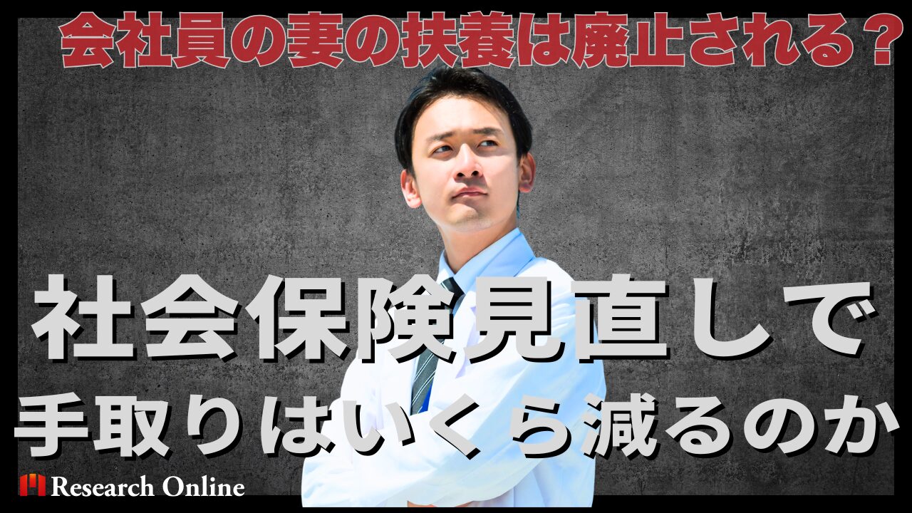 会社員の妻の扶養は廃止される？社会保険見直しで手取りはいくら減るのか
